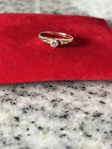 14k rotgold ring - 14k,