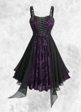 Neu schwarz/lila Gothic