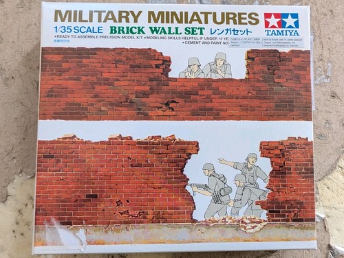 Tamiya 35028 brick - wall, set