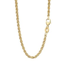 50cm Zopfkette 585 Gelb Gold