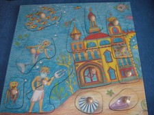 Holz-Puzzle mit Stempeln