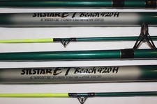 2 x SILSTAR ET BEACH 420 H-BRANDUNGSRUTEN-WG:200-300g-4,20m--Nr-294