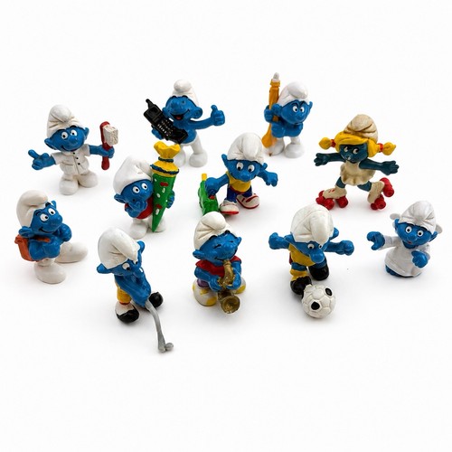11x schlümpfe schleich peyo - schlümpfe,