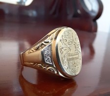 Herren Siegelring 585 Gold