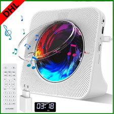 Tragbarer CD Player Bluetooth eingebauten HiFi Lautsprechern Weihnachtsgeschenk