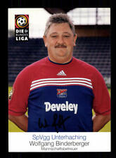 Wolfgang Binderberger Autogrammkarte SpVgg Unterhaching 1998-99 + A 184810