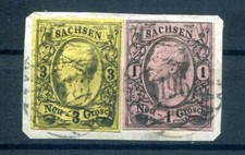 Saxony Number Stamp 196 Mylau