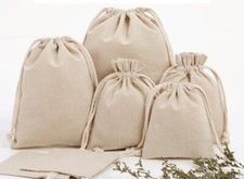 Stoffbeutel Leinenbeutel Geschenkbeutel Säckchen Natur JI DISPLAY