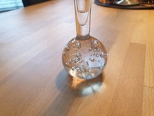 Vintage bubble glas vase - glas,