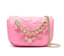 Versace Jeans Couture Starts gesteppte Umhängetasche mit Kettenriemen Neu