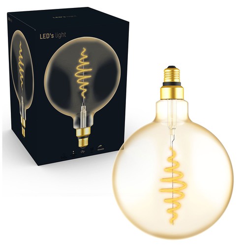 Led spiral filament g200 - filament, globe