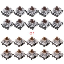 10Pcs 3 Pin KeyCaps Brown