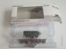 MÄRKLIN HO 4MFOR Flachwagen mit Panzer Fuchs 48710  in OVP neuwertig unbespielt 