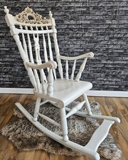 Schaukelstuhl weiß