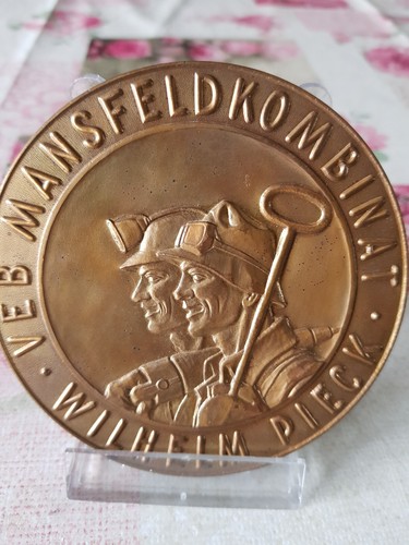 Bergbau medaille mansfeld - bergbau,