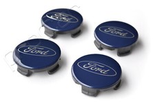 ?? 4x original Ford Nabendeckel Felgendeckel 54mm BlauGlanz für Ford Alufelgen