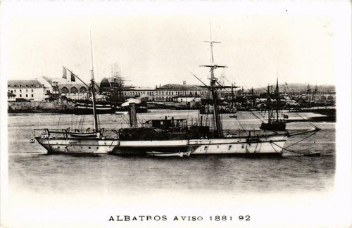 Cpa albatros aviso - aviso, 1881-92