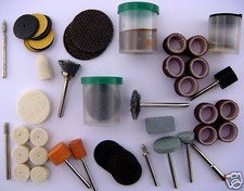 # Polier Schleifstiftset Zubehör Set Mini Bohrmaschinen Schleifer Dremel Fräser