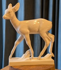Meissner Porzellan: Figur Rehkitz - Entwurf Willi Münch-Khe