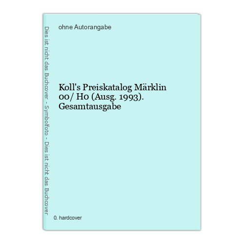 Koll preiskatalog märklin - koll's,
