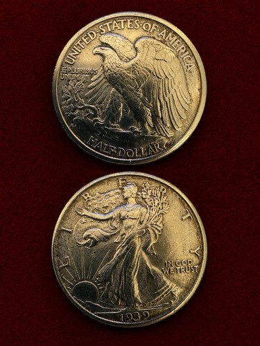 1939 walking liberty - walking, half