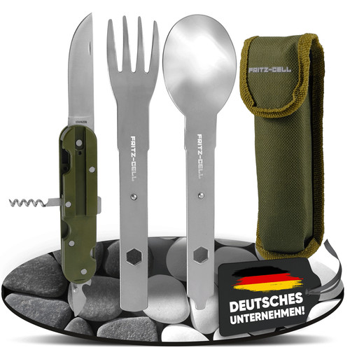 Outdoor campingbesteck bund - outdoor,