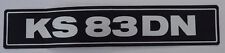 Traktor-Aufkleber Deutz Fahr KS 83 DN Kreisel Schwader 27 x 5 cm
