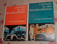DDR  Lehrbuch für den Berufskraftfahrer  Teil 1 u. 2 + Technik / Fahrschule