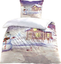 Bettwäsche winterlandschaft - bettwäsche,