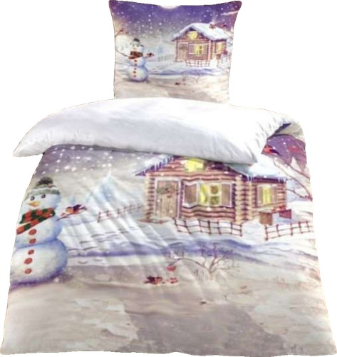 Bettwäsche winterlandschaft - bettwäsche,