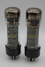 2x EL34 RFT Röhren tubes