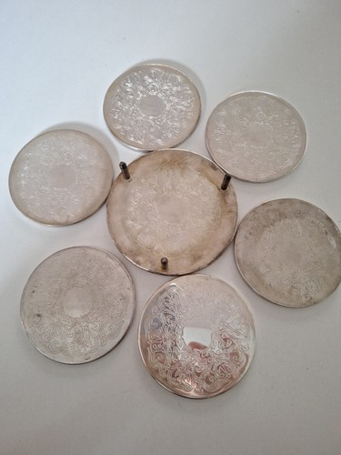 Vintage teiliges untersetzer - vintage, 7-teiliges