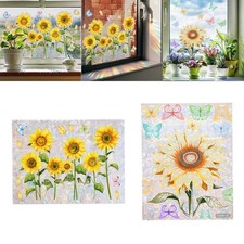 Sonnenblumen Fensteraufkleber