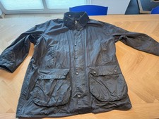 vintage Barbour Border Gr. C48/122 cm (ca. XXXL) blau mit Innenfutter und Kapuze