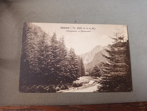 Oberhof räuberstein - ak,