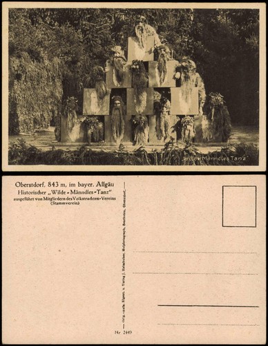 Ansichtskarte oberstdorf - ansichtskarte,