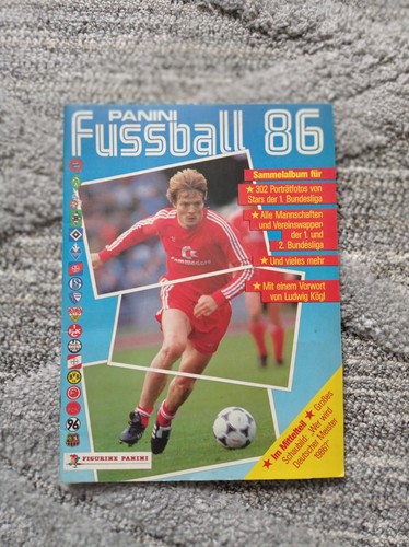 Panini fussball album - fussball, 86