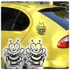 Autoaufkleber Biene Bienen Bee Aufkleber Auto Sticker 2er SET clickstick A331-L