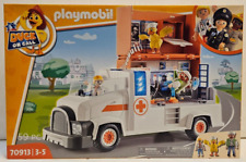 PLAYMOBIL - 70913 - Duck on Call - Notarzt Truck mit Station - Licht und Sound