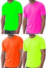 NEON T-SHIRT Laufshirt Erwachsene + Kinder XS S M L XL XXL Fast Dry Sport Shirt