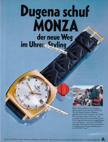 Dugena-Monza-1968-Reklame-Werb
