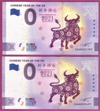 0 Euro CNAR 01 2021 CHINESE YEAR OF THE OX Jahr des Ochsen  Normal+ANNIVERSARY