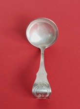 Sahnelöffel , Ostfriesenmuster , 90er versilbert  , Länge ca. 12,5 cm