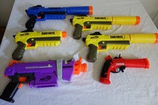Lot of 6 Nerf Fortnite Guns