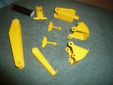 Playmobil Eisenbahn Spur G  Nr.4053 Bauzug Kran komplett/ Atlas Bauzug Kranteile