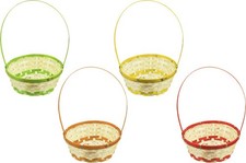 Osterkorb mit Henkel Bambus