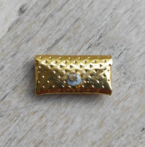 Barbie vintage clutch - vintage, gold