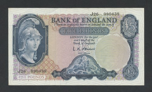 Bank england 5 schein - £5,