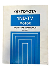 Toyota Motoren 1ND-TV Werkstatthandbuch RM920M Yaris Echo Yaris Verso NLP10