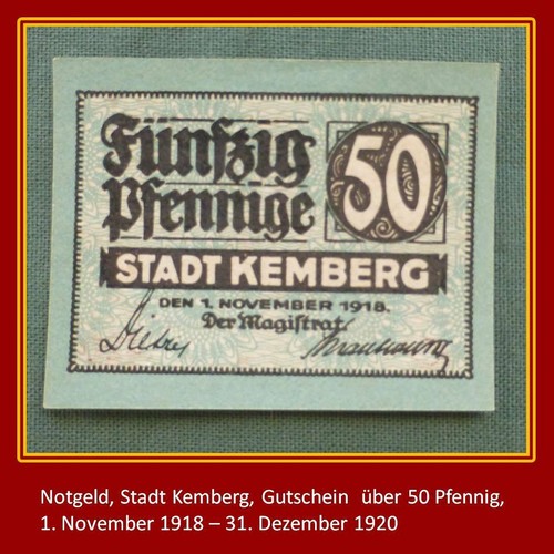 Notgeld gutschein über - notgeld,